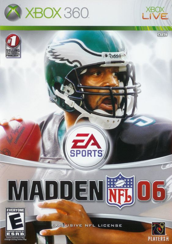 Madden NFL 06 box art for Xbox 360